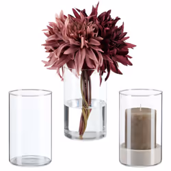 Vuoi mettere in mostra il tuo bouquet con stile? Allora questo semplice set di vasi fa al caso tuo. I vasi da fiori sono real ...