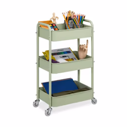 Questo pratico carrello con rotelle mobili a 360° sarà il tuo nuovo compagno in casa. Puoi spostarlo facilmente da una stanza ...