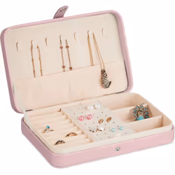 Con questo organizer per gioielli, potrai tenere i tuoi bijoux preferiti ben disposti e organizzati, sia a casa che durante i ...