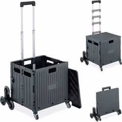 Il trolley pieghevole è il compagno perfetto per ogni tuo acquisto. Con la sua grande capienza e l'elevata capacità di carico ...