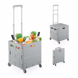 Il trolley pieghevole è il compagno perfetto per il tuo shopping. Grazie alla sua ampia capacità e all'elevata capacità di ca ...