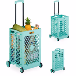 Il trolley pieghevole è il tuo alleato perfetto per ogni acquisto. Con la sua ampia capacità di carico e il design pratico, o ...