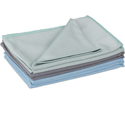 Relaxdays - Set 6 Panni in Microfibra per Pulire Vetri di Casa o Auto, 40x60, Pezze Pulizia Cucina, Spugna Bagno, Colori