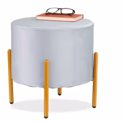 Questo elegante sgabello imbottito con rivestimento in velluto è un grande elemento di arredo per chi ama lo stile Art Decò e ...