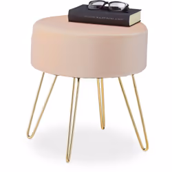 Questo elegante sgabello imbottito con rivestimento in velluto è un grande elemento di arredo per chi ama lo stile Art Decò e ...