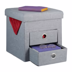 Questo sgabello a cubo con spazio interno è la soluzione intelligente che stavi cercando per il tuo soggiorno o la camera, ma ...