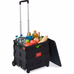 Il trolley pieghevole è il tuo alleato perfetto per ogni acquisto. Con la sua ampia capacità di carico e il design pratico, o ...