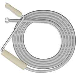 Relaxdays - Sonda Sturatubi, 3 m, Spirale Sturalavandini Meccanica, Sondino per wc, Doccia, Vasca, in Acciaio, Argento