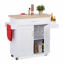 Il carrello da cucina con ruote è la soluzione perfetta per ottimizzare lo spazio e l'organizzazione nella tua cucina. Con un ...