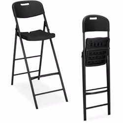 Il set di 2 sgabelli da bar pieghevoli è perfetto per aggiungere stile e funzionalità alla tua casa. Ideali per bar, isole cu ...