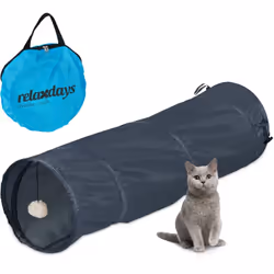 Offri al tuo gatto la possibilità di correre e nascondersi dentro casa con questo simpatico tunnel. Grazie alla funzione pop- ...