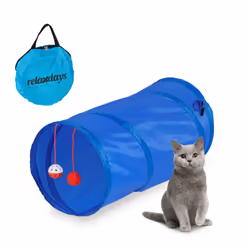Offri al tuo gatto la possibilità di correre e nascondersi dentro casa con questo simpatico tunnel. Grazie alla funzione pop- ...