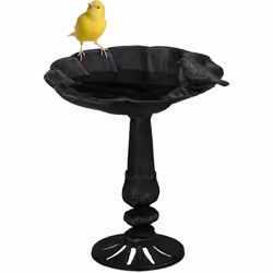 Fai un regalo ai piccoli ospiti piumati del tuo giardino con questo elegante abbeveratoio per uccellini selvatici. Riempi la ...