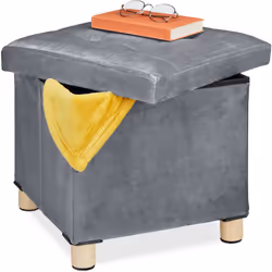 Questo sgabello a cubo con spazio interno è la soluzione intelligente che stavi cercando per il tuo soggiorno o la camera, ma ...