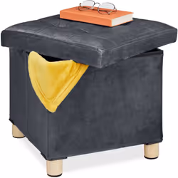Questo sgabello a cubo con spazio interno è la soluzione intelligente che stavi cercando per il tuo soggiorno o la camera, ma ...