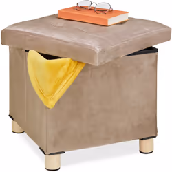 Questo sgabello a cubo con spazio interno è la soluzione intelligente che stavi cercando per il tuo soggiorno o la camera, ma ...