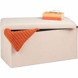 Questo contenitore pouf è un pratico arredo smart 2in1, che unisce la comodità di una panca con l’utilità di una cesta portao ...