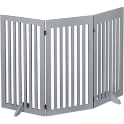 Relaxdays - Cancelletto per Bambini, Barriera per Cani e Neonati, Recinzione per Scale, Cancellino HxL 92 x 154 cm, Grigio