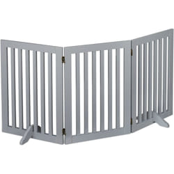 Relaxdays - Cancelletto per Bambini, Barriera per Cani e Neonati, Recinzione per Scale, Cancellino HxL 70 x 154 cm, Grigio