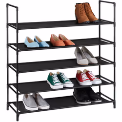 Bastadisordine e scarpe ovunque per la casa. La scarpiera XXL può essere posizionatain corridoio o nel sottoscala, senza ingo ...