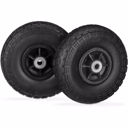 Avete bisogno di cambiare le ruote della vostra carriola? Approfittate allora di questo set da 2 ruote per carrello 4.1/3.5-4 ...
