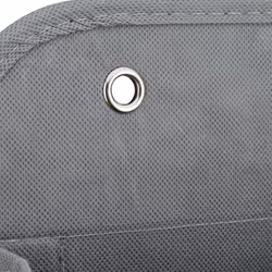 Relaxdays 4052025899059 organizzatore per conservazione da appendere Tessuto felpato, Cartoncino Grigio - Vista aggiuntiva 5