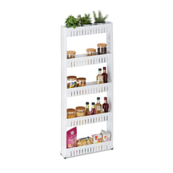 Relaxdays 4052025899905 scaffale Mensola per scaffale Libera installazione Plastica Bianco