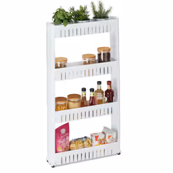 Questo scaffaletto è lascelta perfetta per bagni e cucine con poco spazio a disposizione, per crearespazio utile in angoli al ...