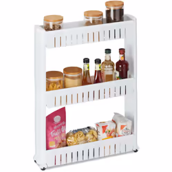 Questo scaffaletto è lascelta perfetta per bagni e cucine con poco spazio a disposizione, per crearespazio utile in angoli al ...