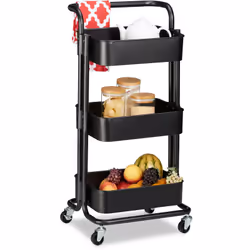 Il carrello da cucina è un ottimo acquisto per la vostra cucina. Potete usare il pratico carrellino come carrello portavivand ...