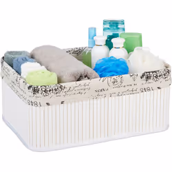 Riporta ordine in casacon questa cesta pieghevole. Puoi usarla come portaoggetti in bagno, insalotto o come organizer nell’ar ...
