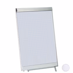 Nessuna presentazione è completa senza una flip chart. Con questo blocco per lavagna potrete presentare graficamente i vostri ...