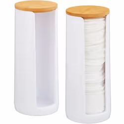 Nel pratico set da 2 dispenser per struccanti potrete riordinare e avere sempre a portata di mano i vostri dischetti di coton ...
