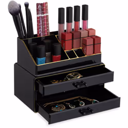 Con l'organizer per make-up potrete finalmente ordinare il vostro tavolino da trucco e dire basta all'estenuante ricerca di c ...