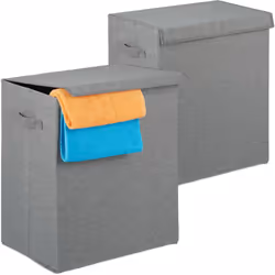 Con questo set di moderni cesti portabiancheria vi ritroverete un accessorio pratico e allo stesso tempo decorativo per la vo ...