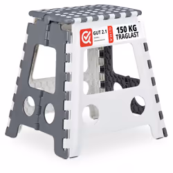 Questo pratico sgabello è un accessorio molto utile per la vostra casa. Si apre rapidamente e vi aiuta a raggiungere i ripian ...