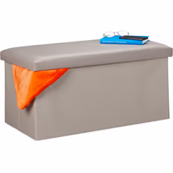 Questo contenitore pouf è un pratico arredo smart 2 in 1 che unisce la comodità di una panca con l’utilità di una cesta porta ...