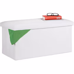 Questo contenitore pouf è un pratico arredo smart 2 in 1 che unisce la comodità di una panca con l’utilità di una cesta porta ...