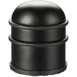 Relaxdays - Fermaporta, Blocca Porta e Ferma Finestre, in Acciaio e Gomma, Accessorio per la Casa, Diametro: 7 cm, Nero