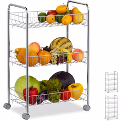 Il carrello da cucina è un ottimo acquisto per la vostra cucina. Potete usare il pratico carrellino come carrello portavivand ...