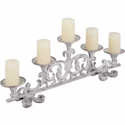 Il raffinato portacandele è in grado di creare in pochissimo tempo un’atmosfera piacevole a casa vostra. Il candelabro è dota ...