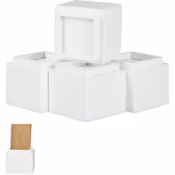 Con questo pratico set da 4 piedini di rialzo, potete adattare i vostri mobili in base alle vostre esigenze e portarli ad un' ...