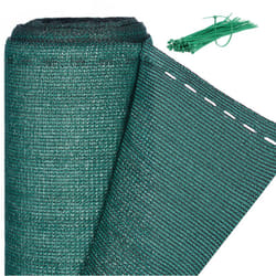 Rete di Recinzione per Recinti e Ringhiere, Tessuto hdpe, Protezione Raggi uv, Resistente, 1,8 x 20 m, Verde - Relaxdays
