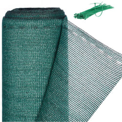 Rete di Recinzione per Recinti e Ringhiere, Tessuto hdpe, Protezione Raggi uv, Resistente, 1x25 m, Verde - Relaxdays
