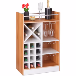 Con questo grande scaffale potete sistemare professionalmente le vostre bottiglie di vino e averle sempre a portata di mano.  ...