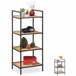 Questa libreria nera sarà un’ottima aggiunta ai mobili del tuo home studio per poggiare libri, piante, documenti e tanto altr ...