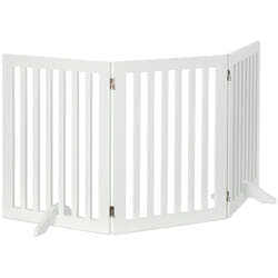 Relaxdays - Griglia di Sicurezza per Cani, Regolabile, Divisorio per Bambini, Camino & Stufa, mdf, 70x154 cm, Bianco