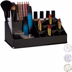 Grazie a questo organizer per make-up in acrilico potrete finalmente riordinare il vostro tavolino da trucco e dire basta all ...