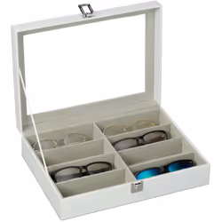 L’espositore elegante può contenere fino a 8 paia di occhiali. Negli scomparti con soffice imbottitura possono essere sistema ...