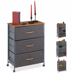 Metti in ordine ogni angolo della casa con questa pratica e versatile cassettiera che potrai spostare dove più ti fa comodo g ...